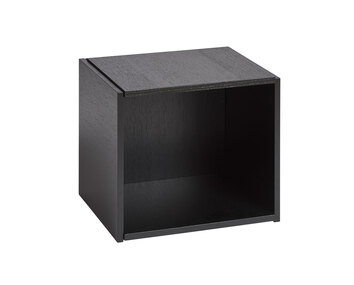 Bricks Modul Cube Öppen Svartmålad Ek