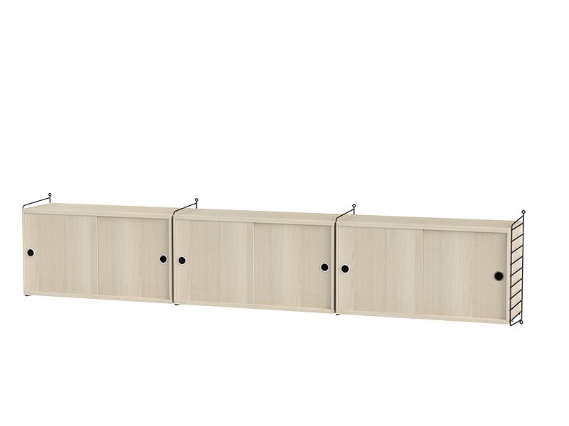 String Kombination Vardagsrum D Ask/Svart