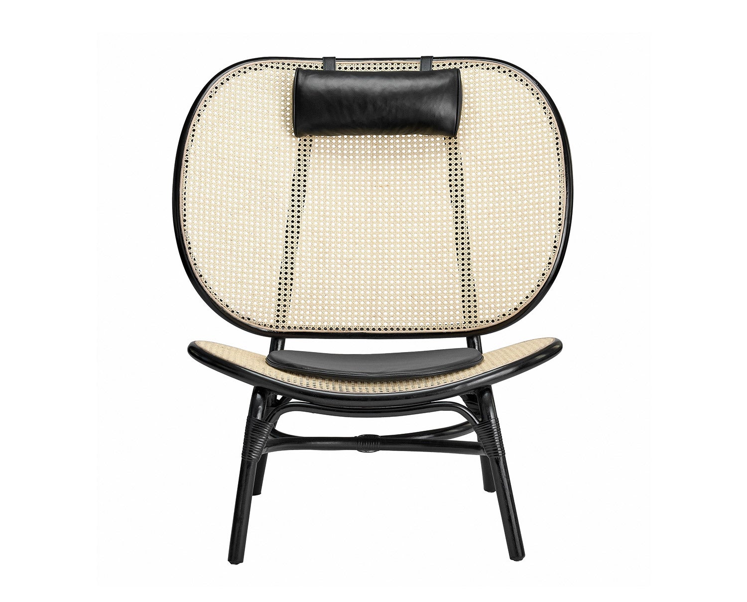 Nomad Fåtölj Black Läder