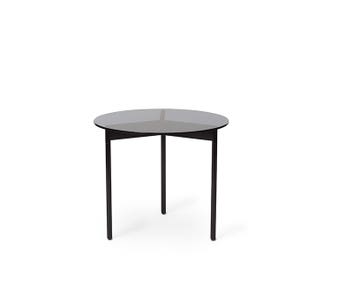 fromabove-sidetable-steel-black-greyglass-52cm-warm-nordic