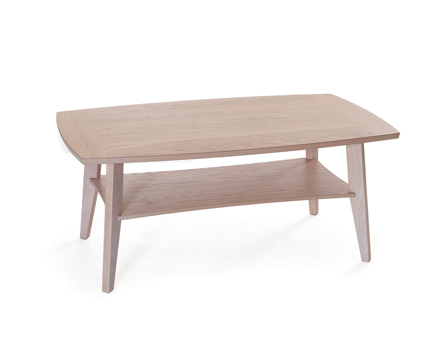 Birdie Soffbord 115 i vitpigmenterad ek