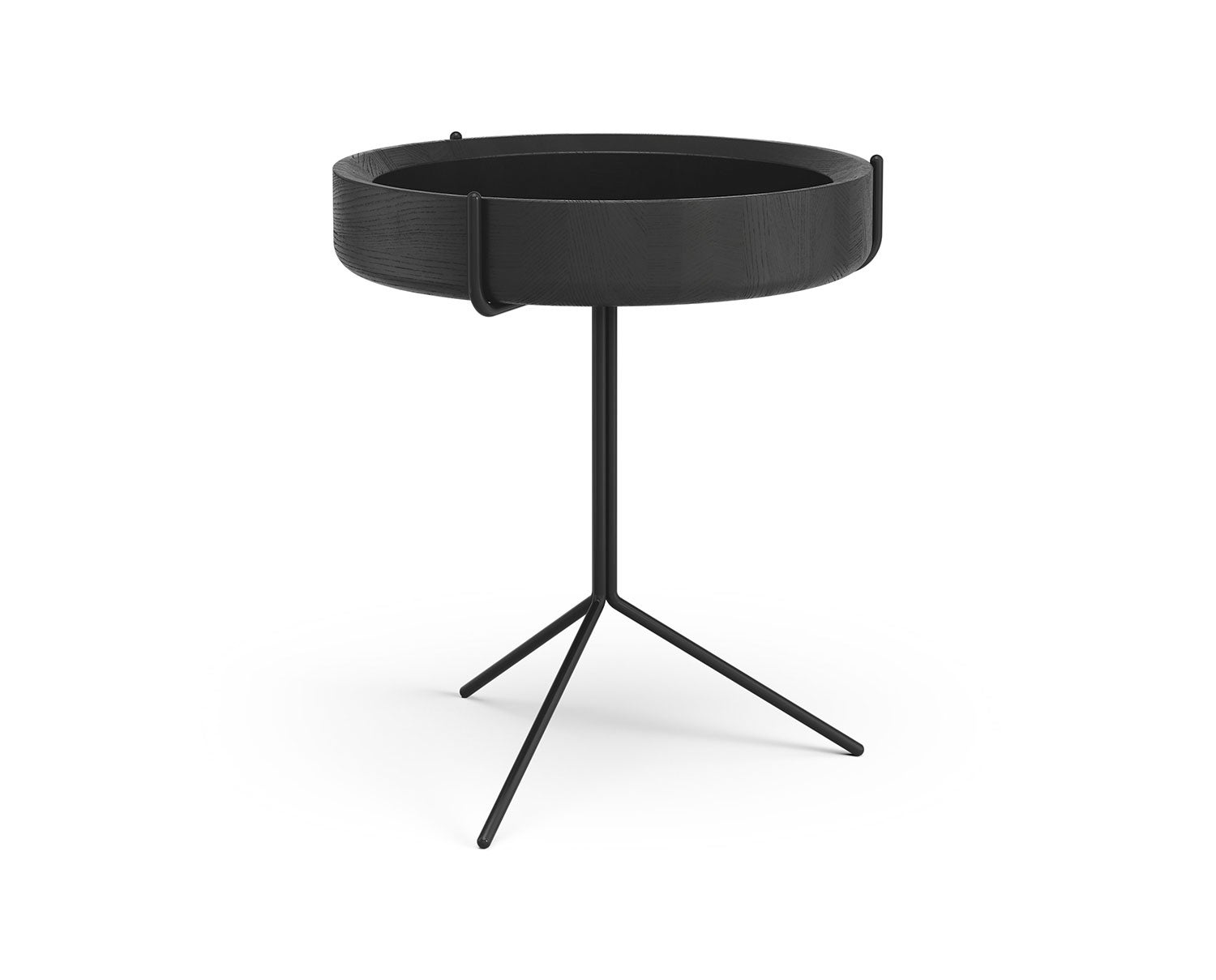 Svartlaserad ask | Svart stativ