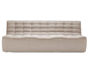 N701 Soffa 3-sits Tyg Beige