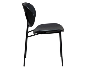 Clementina-Stol-Svart-PU-Svartbetsad-Ask_2