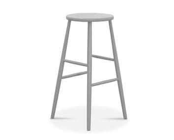 Palle Pall i sitthöjd 83 centimeter i björk i färgen Grå