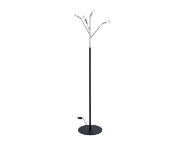 Kvist Golvlampa | Förnicklad Mässing