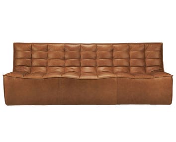 N701 Soffa 3-sits Läder Old Saddle