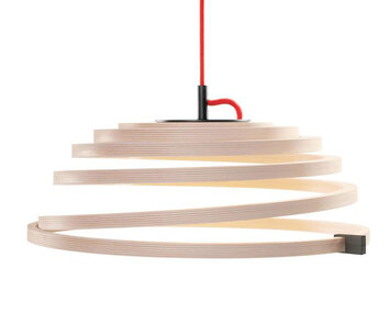 Aspiro 8000 Lampa Naturbjörk Röd Kabel