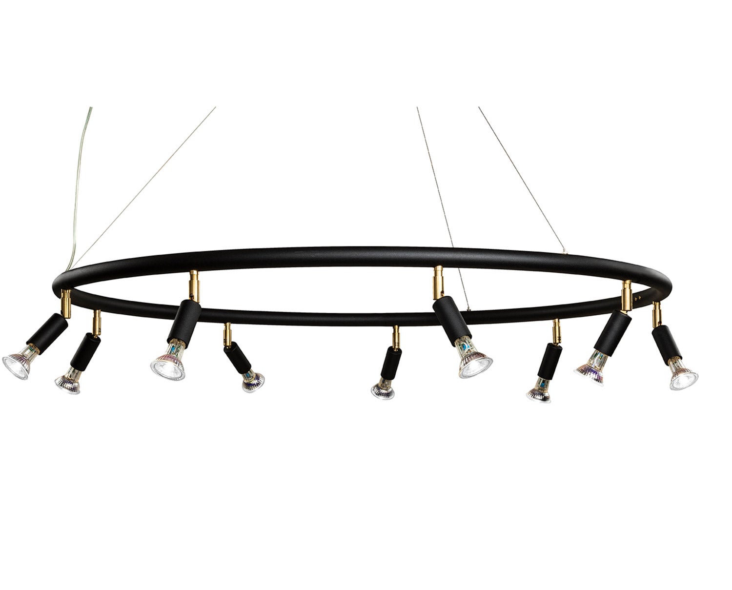 Star Rund Taklampa Svart Strukturlack