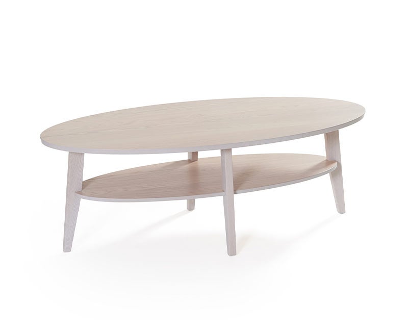 Eagle Soffbord 140 Vitpigmenterad Ek