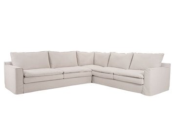 Kibo hörnsoffa, tyg Mariam Sand | Furninova