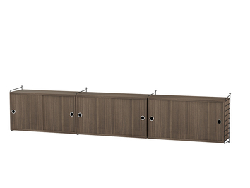 String Kombination Vardagsrum D Valnöt / Svart