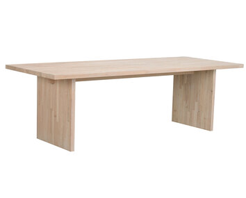 Emmett matbord 240 cm, vitpigmenterad ek - Rowico