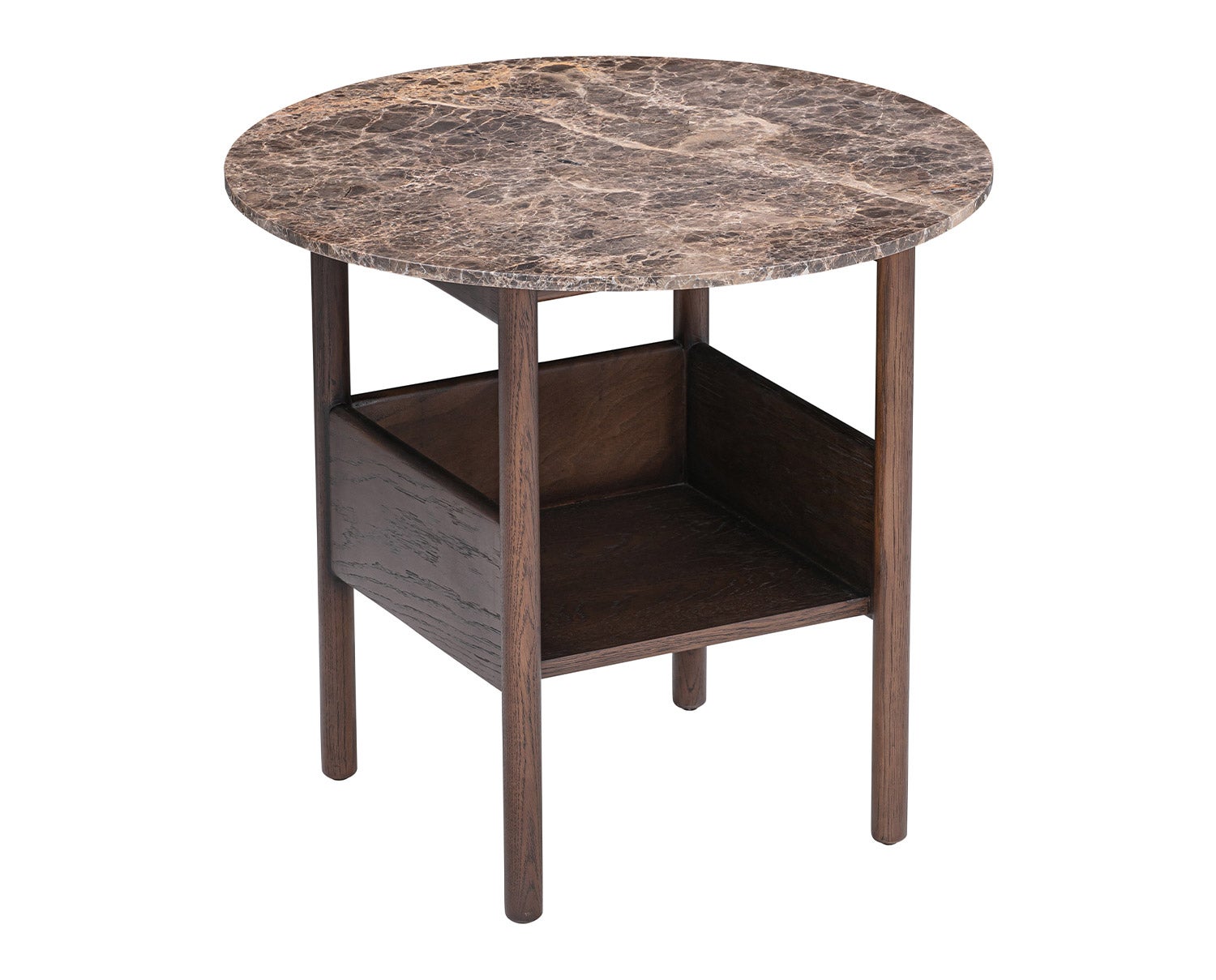 Collect Sidobord | Ek | Marmor