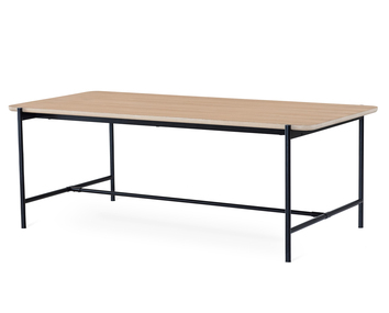 Ale Matbord 210 centimeter i vitoljad ek