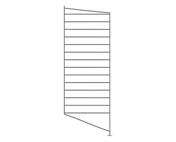 String Golvgavel 85x30 Mörkgrå