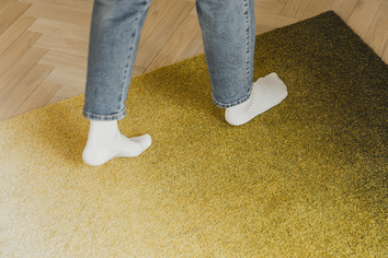 Dis dörrmatta i färgen moss.