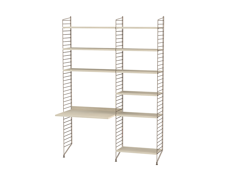 String kombination arbetsplats B Ask/ Brun