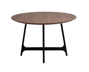 Ooid Matbord Runt Valnöt