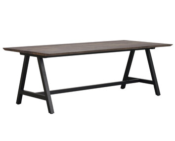Carradale matbord, brun ek, ben A | Rowico
