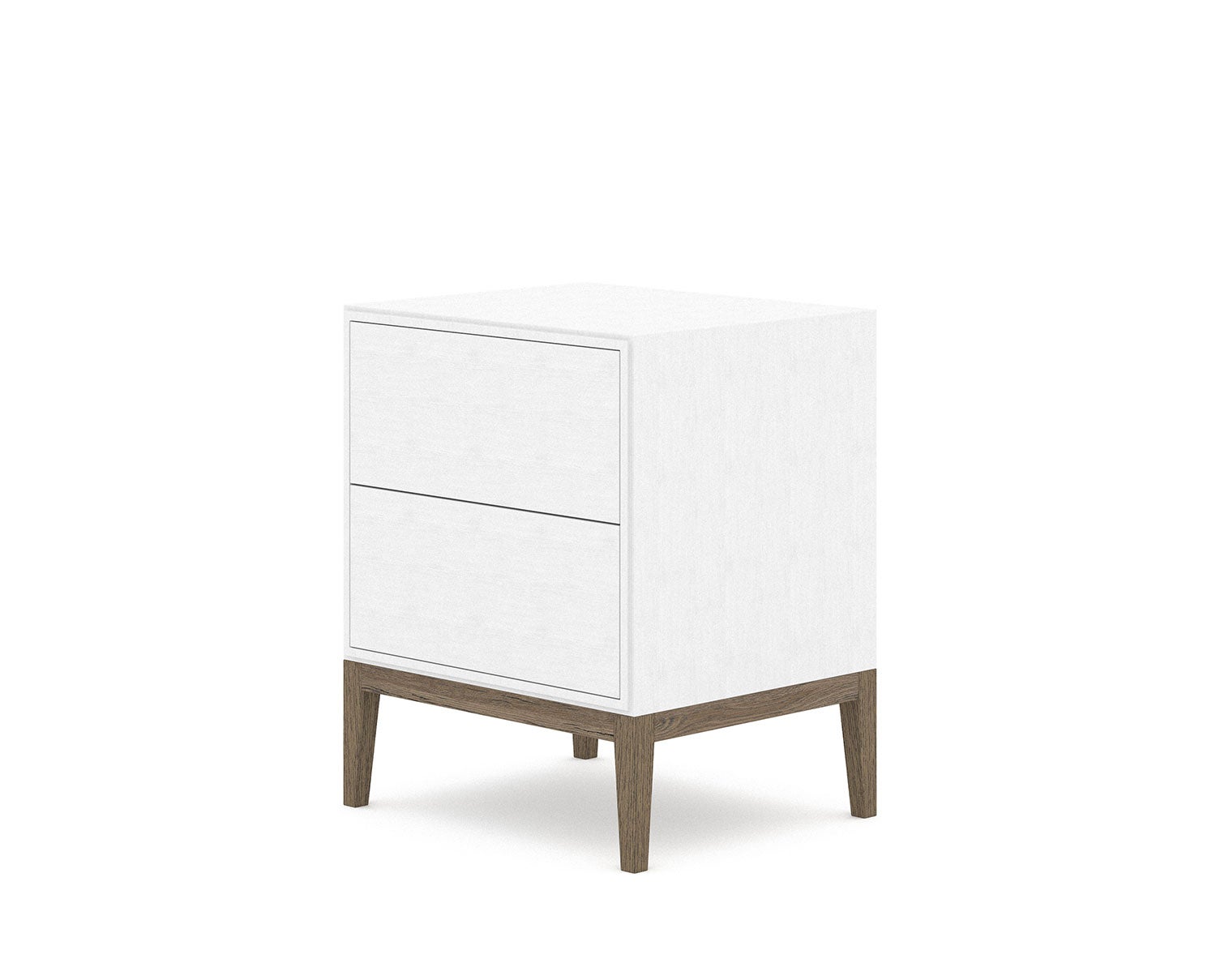 Edge 2.0 Sängbord White / Burned Walnut