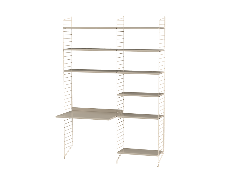 String kombination arbetsplats B Beige/ Beige