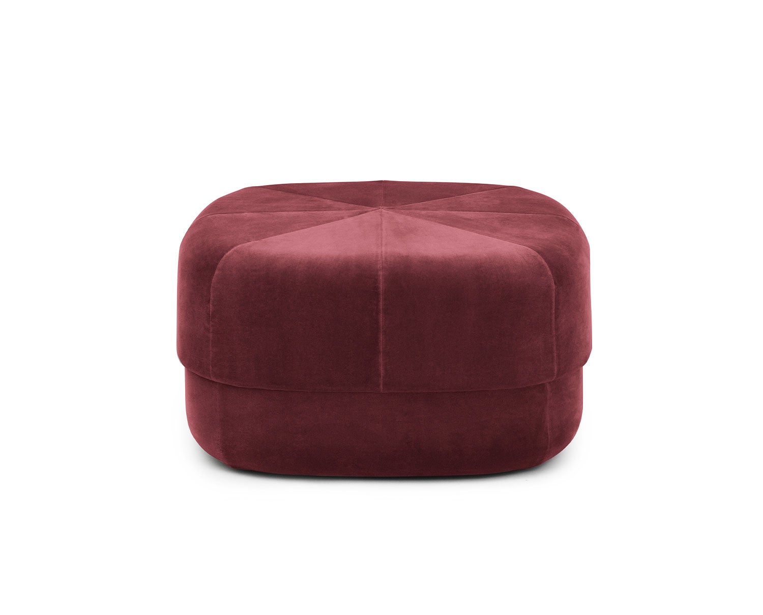 Circus Sittpuff Dark Red Stor