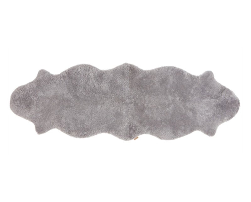 Ella Korthårigt Fårskinn 200x60 Granit