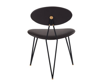 Semper Stol | Svart/ Javabrun