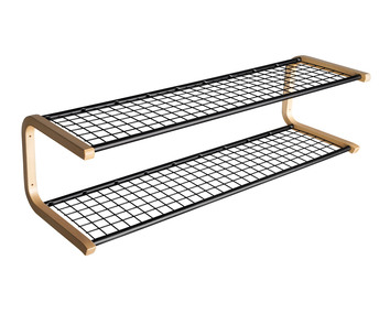 Anna-Skohylla-100CM-Svart-Björk