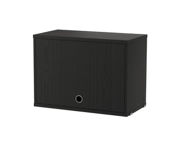 String Överskåp 58x30 Svartbetsad Ask