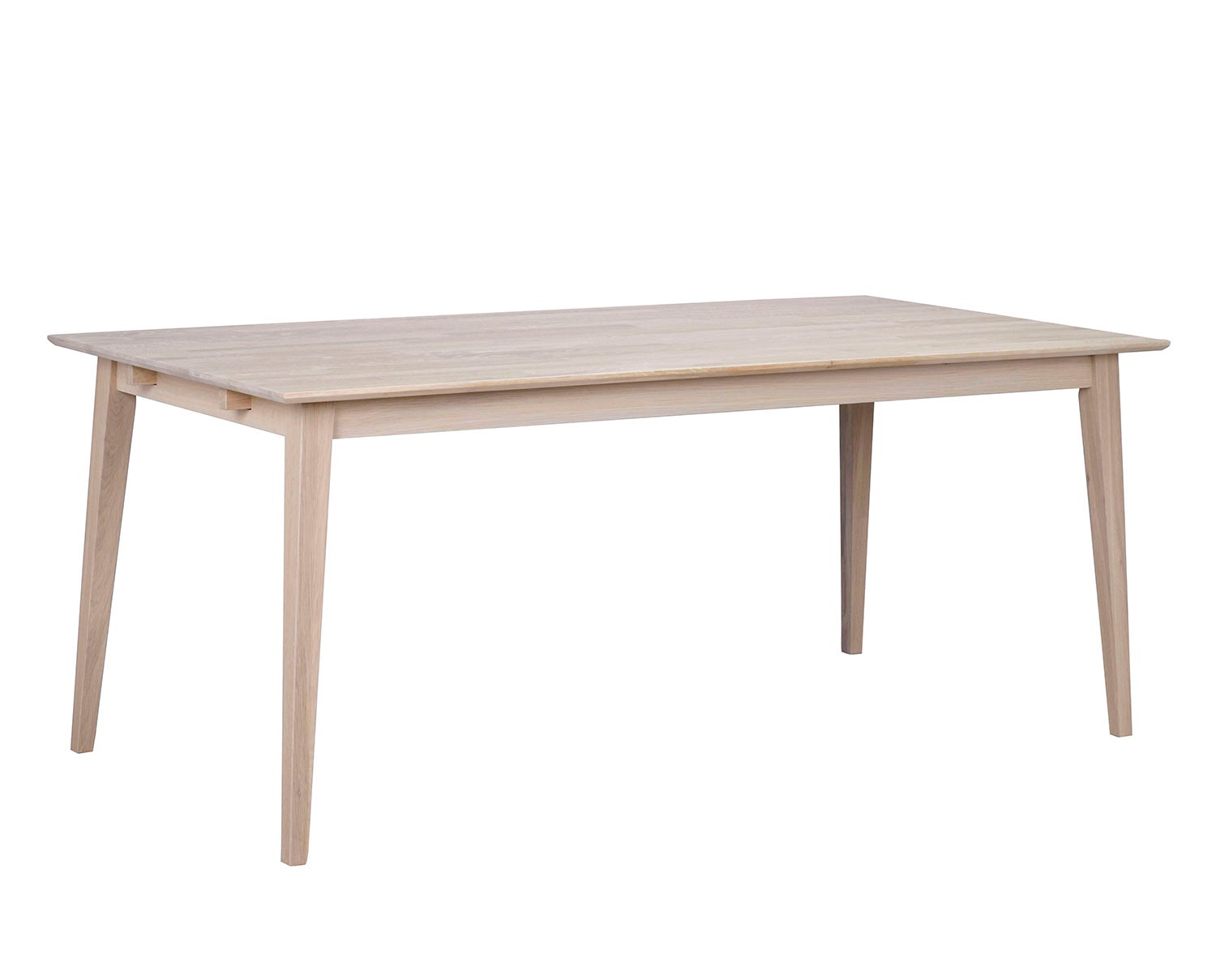 Filippa Matbord 180 centimeter Vitpigmenterad Ek