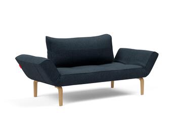 Zeal Bäddsoffa med bowben i tyget 515 Nist Blue