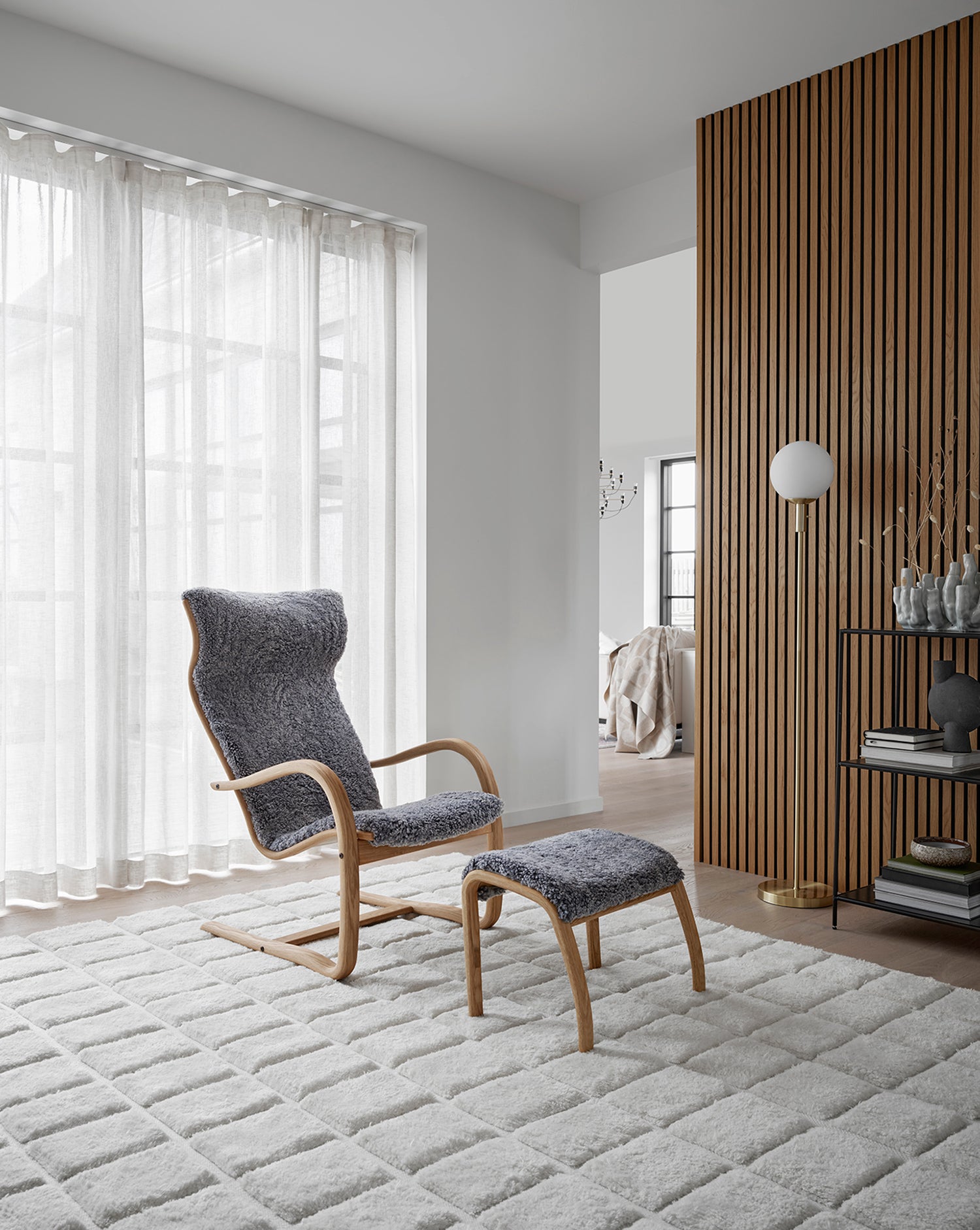 Gazell Fåtölj - Fårskinn