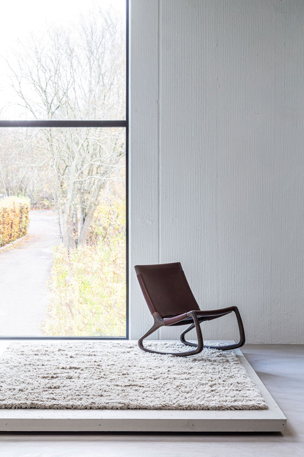 Rya ryamatta Soft Grey från Massimo Copenhagen.