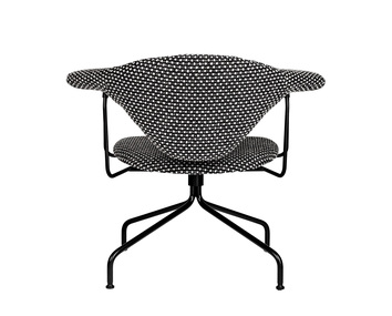 Masculo loungefåtölj med snurr, tyg Dedar Pon Pon 001