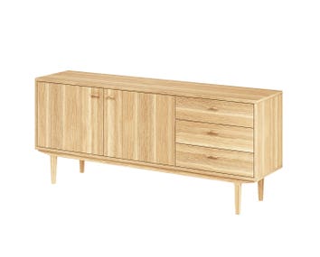 Casø 420 Vitrinskåp Sideboard Naturoljad Ek