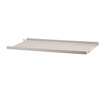String Hylla metall Beige 58x30 Lågkant