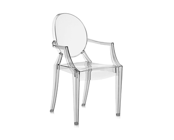 Louis Ghost stol rökgrå