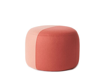 Dainty Pouf Coral Blush