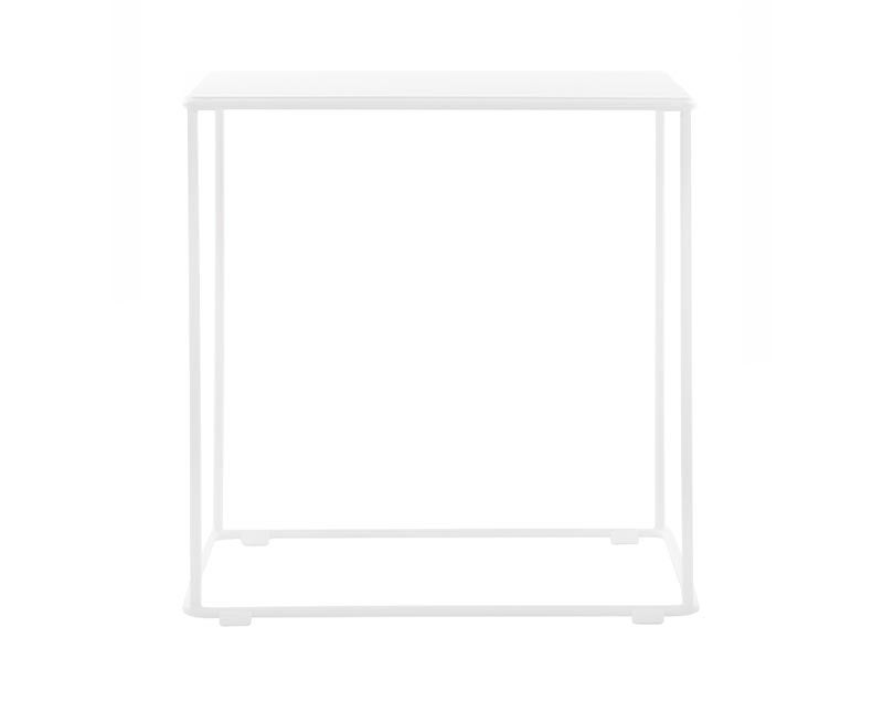 Barr Kvadrat Sidobord Vit