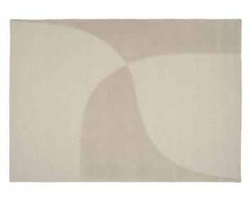 Split Plains Matta i färgen Beige