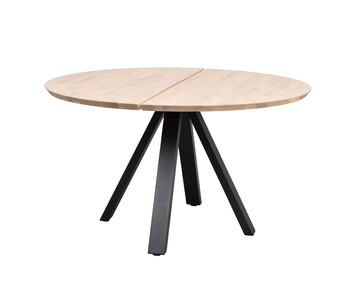 Carradale-Matbord-D130-Vitpigm-V-Ben