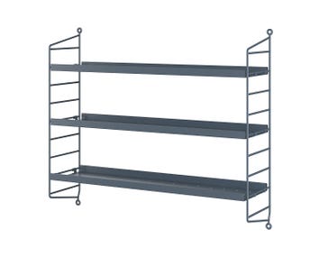 String Pocket Metall Sergelgrå