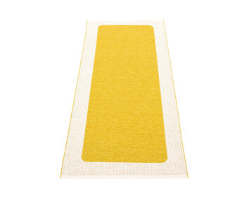Ilda gångmatta Mustard 70x180 Baksida