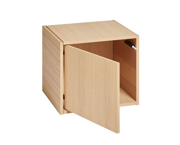 Bricks Modul Cube Dörr Vänster Vitpigmenterad Ek