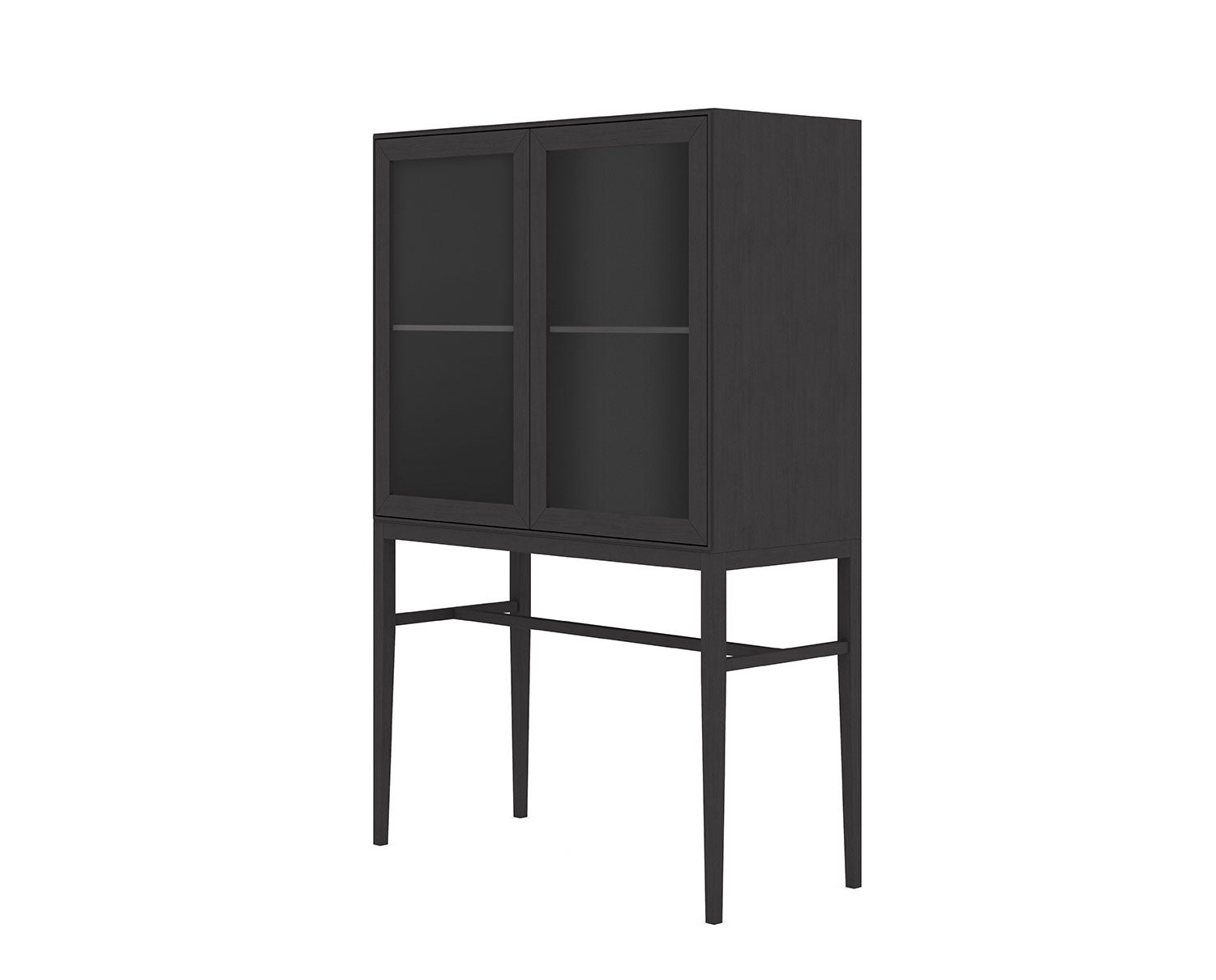 Edge 2.0 Vitrinskåp Hög Black