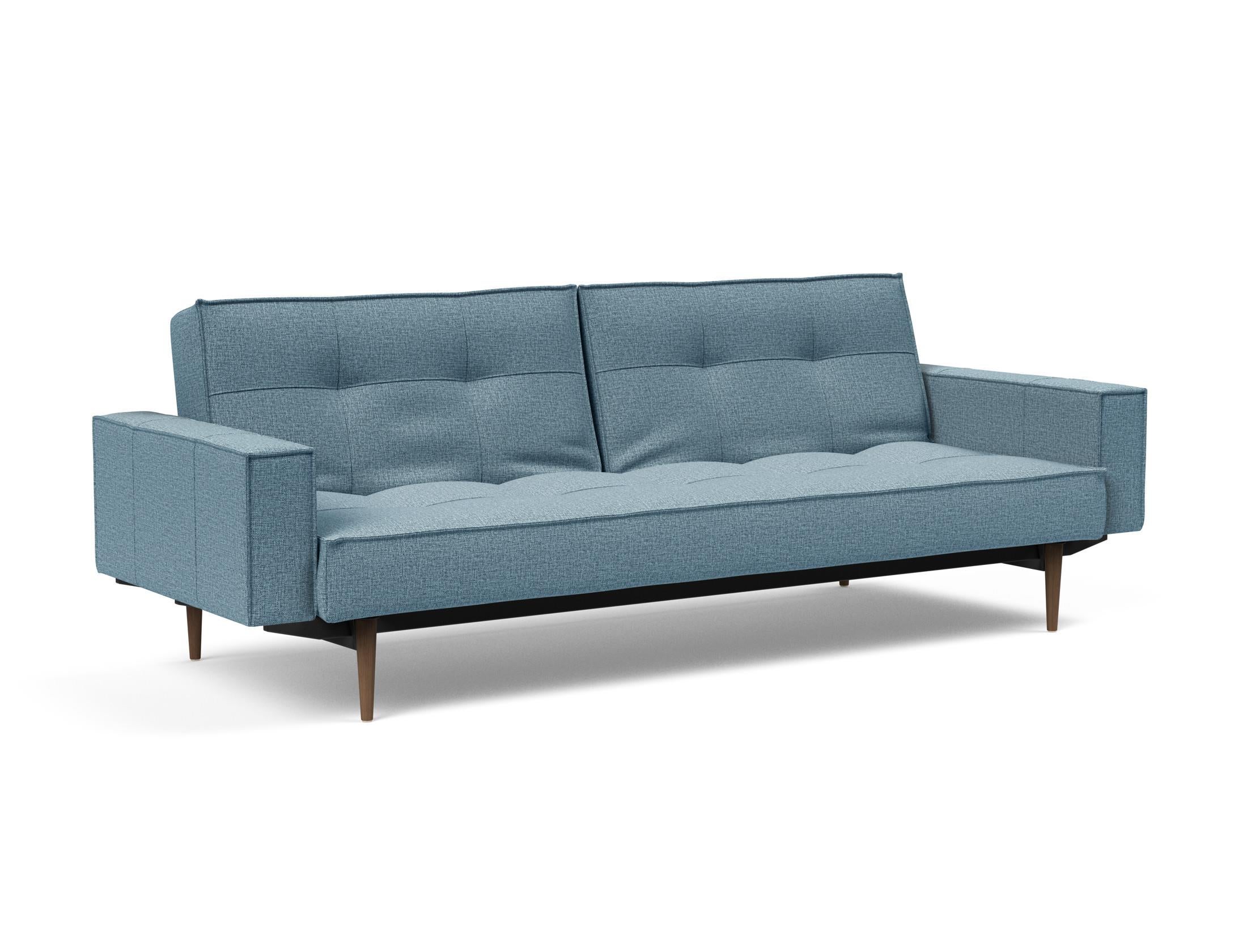 Splitback-Styletto-Sofa-Bed-Dark-Wood-With-Arms-525-p2-web