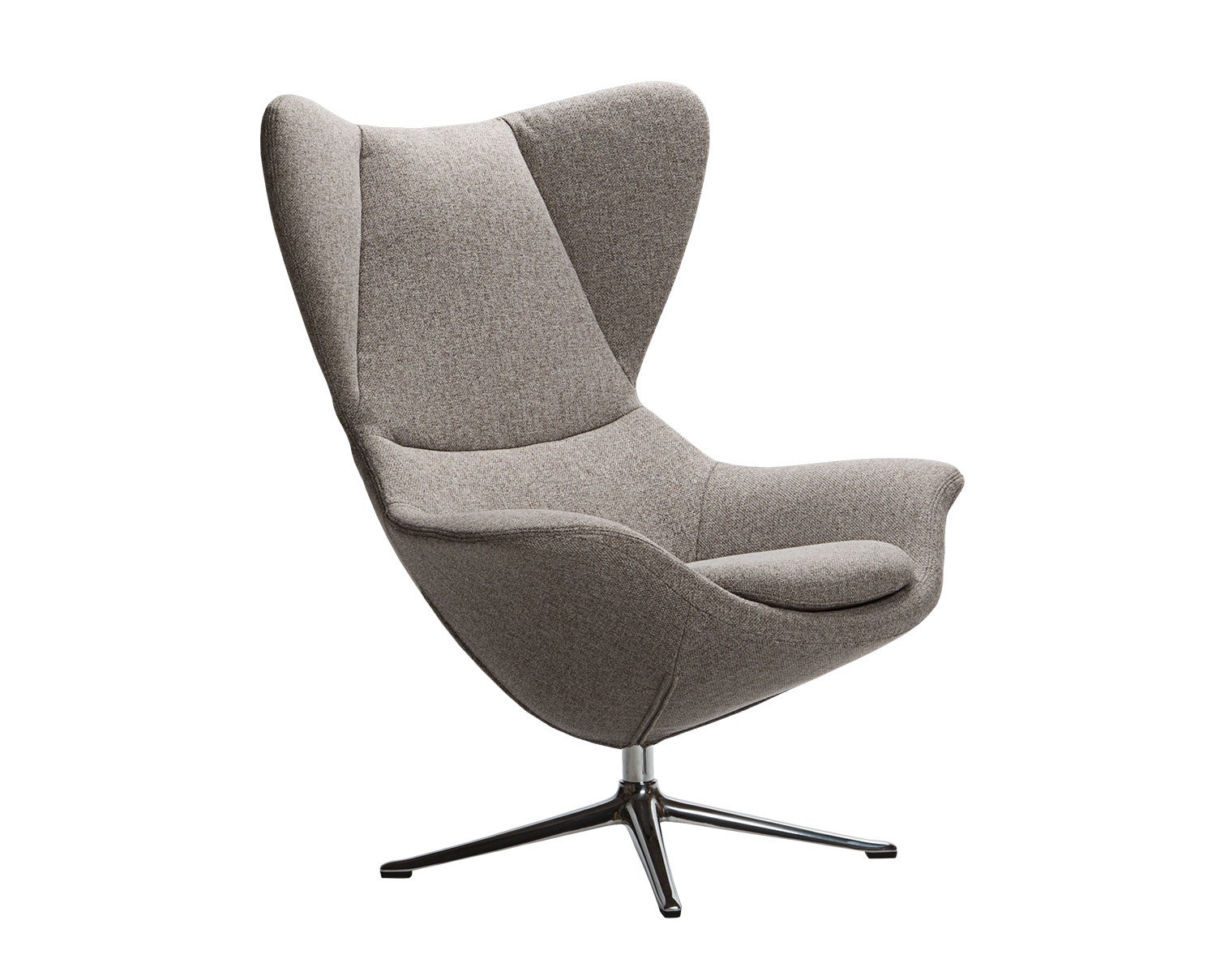 Stilo Fåtölj med ben i polerad aluminium