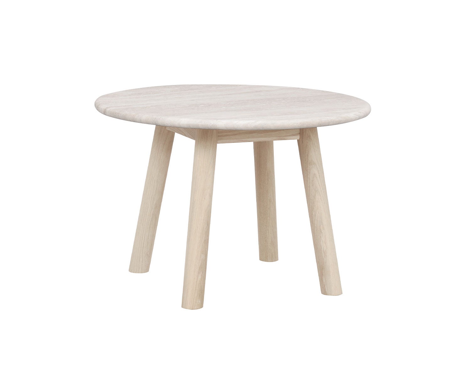 Taransay-Soffbord-D60-Travertin-Vitpigm-Ek